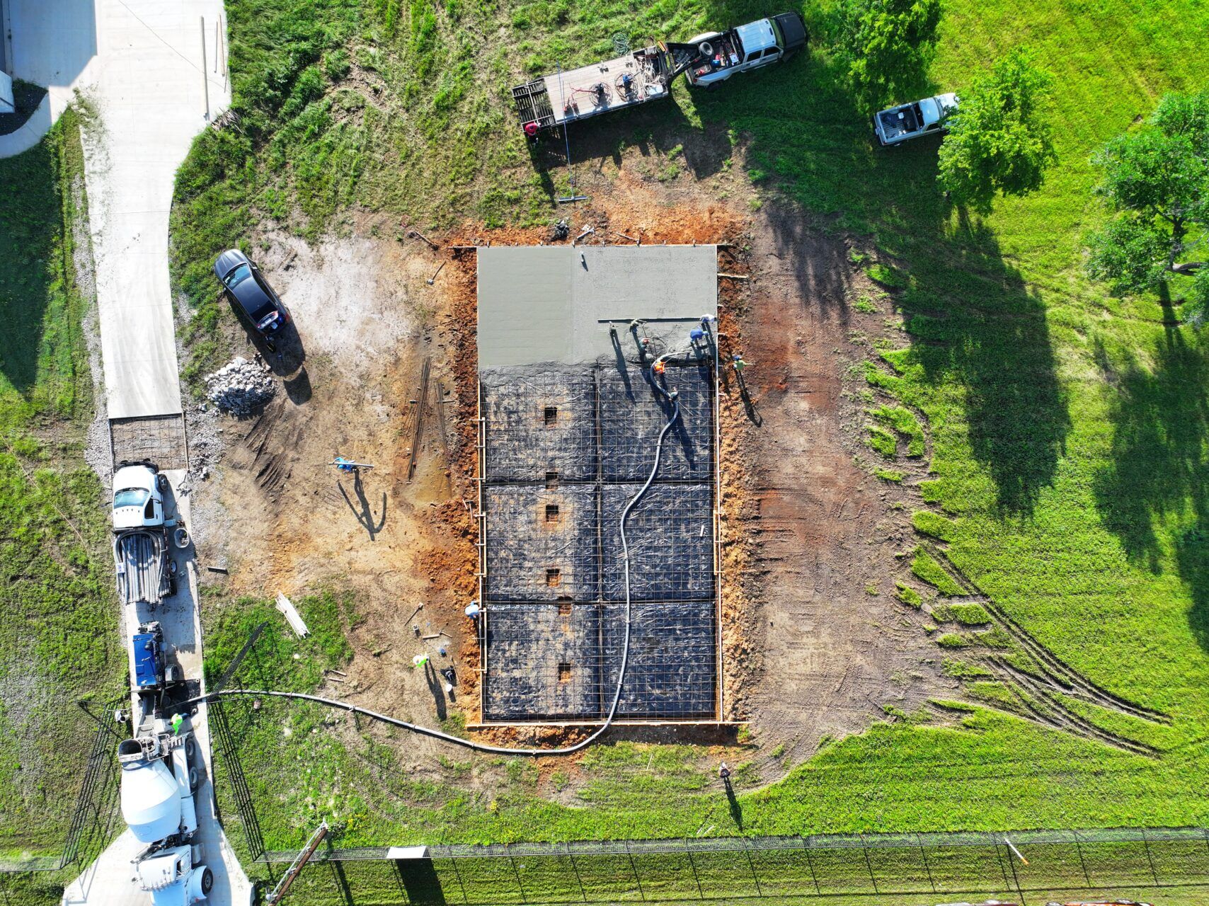 40x80 Metal Building with Concrete in Weatherford, Texas. 40x80 Metal Building with Concrete in Weatherford, Texas.