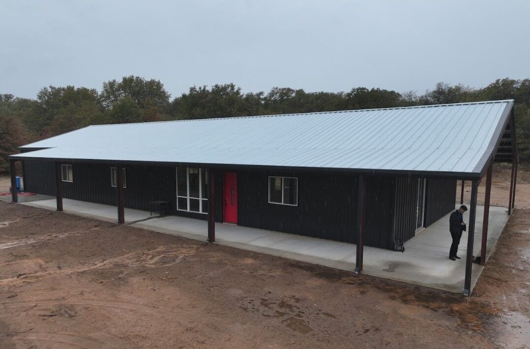 60x110 Massive Metal Home Shell in Boyd, TX. 60x110 Massive Metal Home Shell in Boyd, TX.