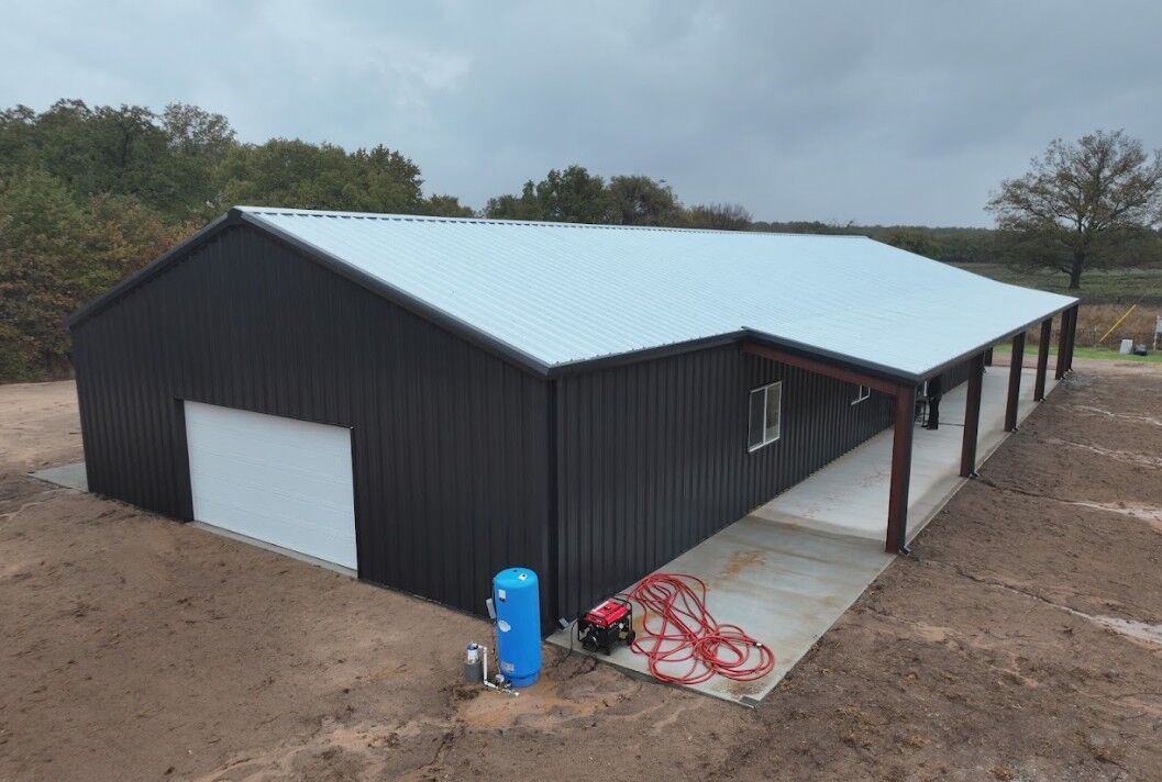 60x110 Massive Metal Home Shell in Boyd, TX. 60x110 Massive Metal Home Shell in Boyd, TX.