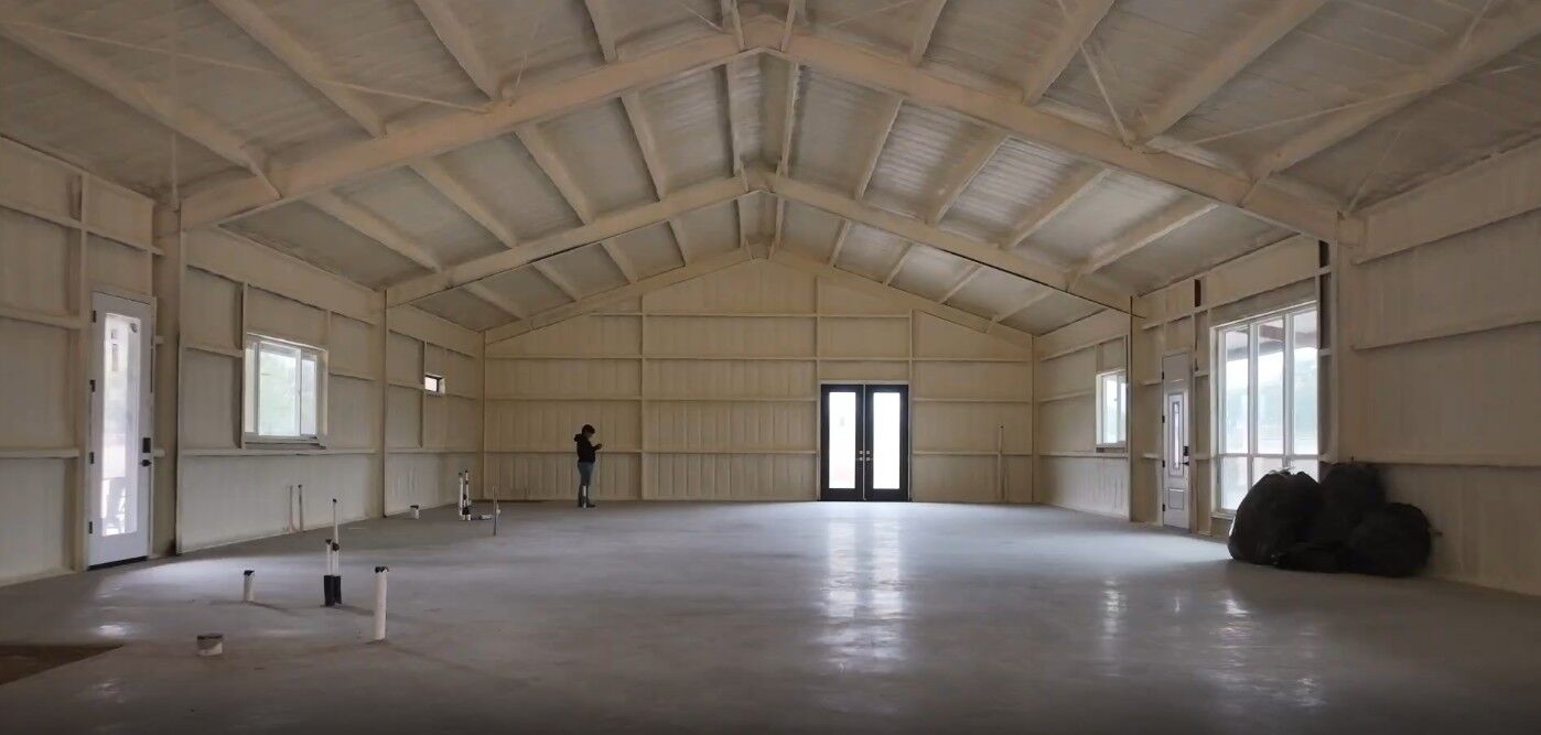 60x110 Massive Metal Home Shell in Boyd, TX. 60x110 Massive Metal Home Shell in Boyd, TX.