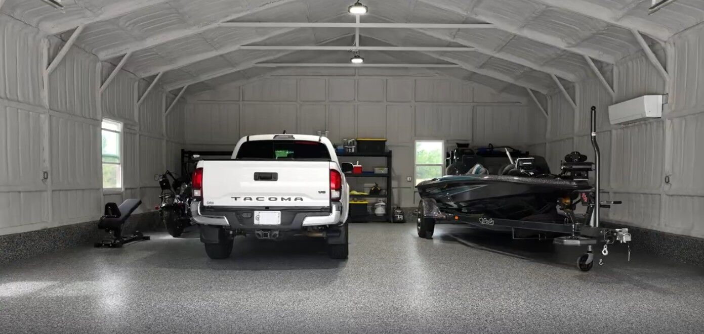 30x40 Black and Grey Steel Garage in Nacogdoches, TX 30x40 Black and Grey Steel Garage in Nacogdoches, TX