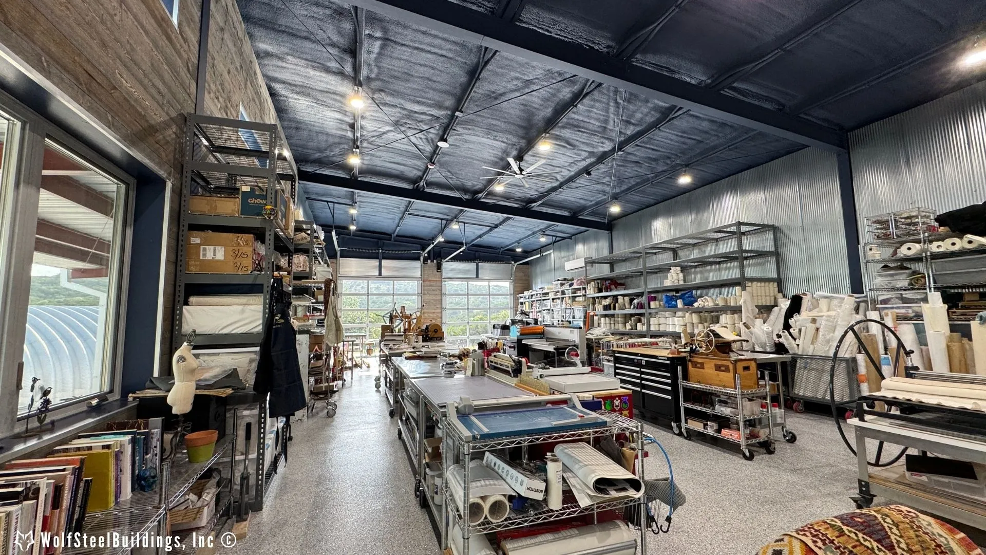 30x100 Custom Texas Art Studio in Dripping Springs, TX. 30x100 Custom Texas Art Studio in Dripping Springs, TX.