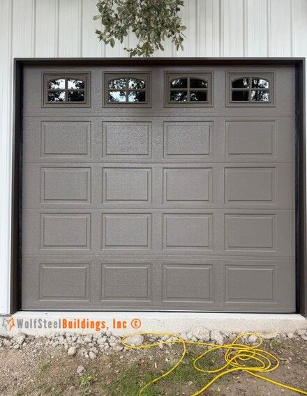 30x25 Metal Storage with Garage Doors in Fort Worth, TX. 30x25 Metal Storage with Garage Doors in Fort Worth, TX.