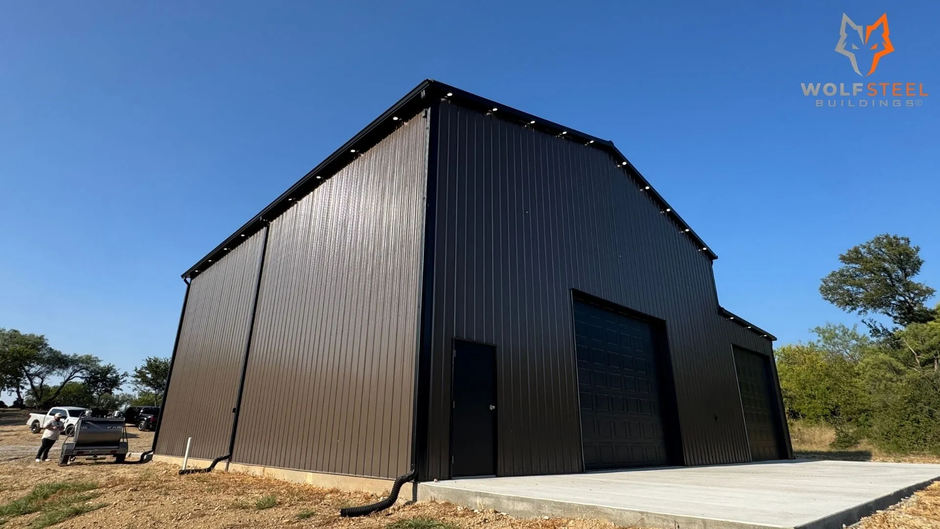 40x50 Wolfspan Metal Workshop in Crowley, TX.