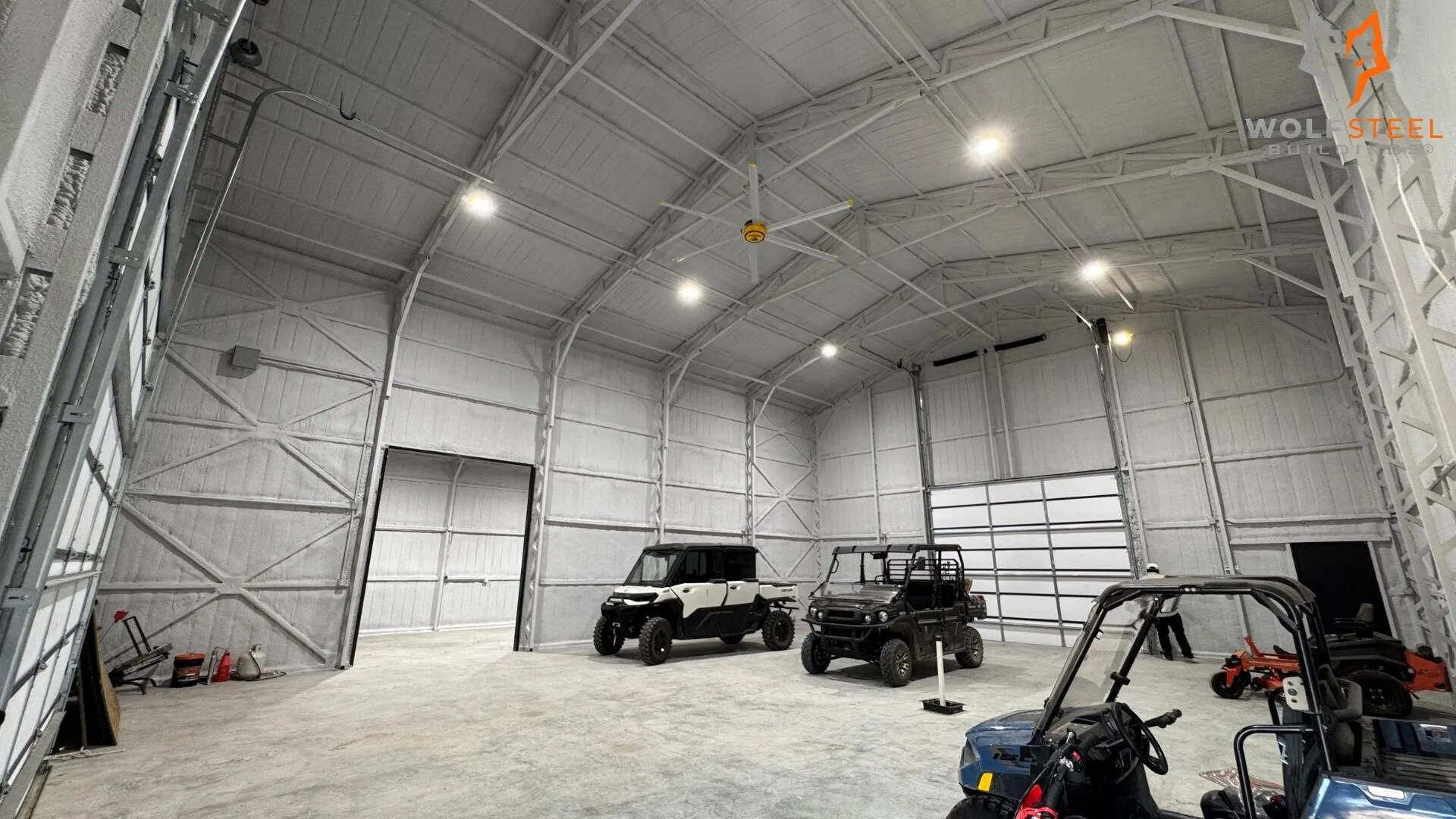 40x50 Wolfspan Metal Workshop in Crowley, TX.