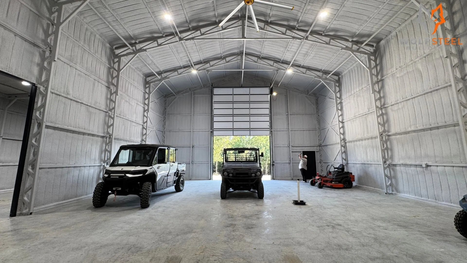 40x50 Wolfspan Metal Workshop in Crowley, TX.