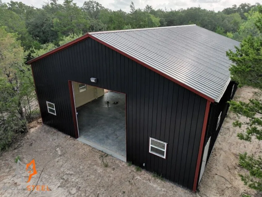 40x60 Workshop & Family Getaway Building in Streetman, TX