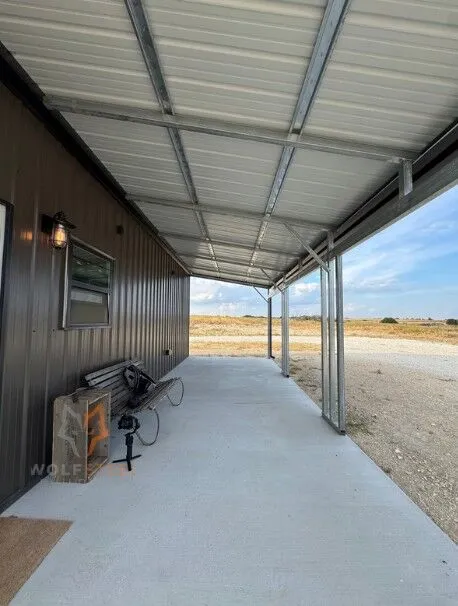 24x30 Metal Storage Built for Texas Ranch in Dublin, TX
