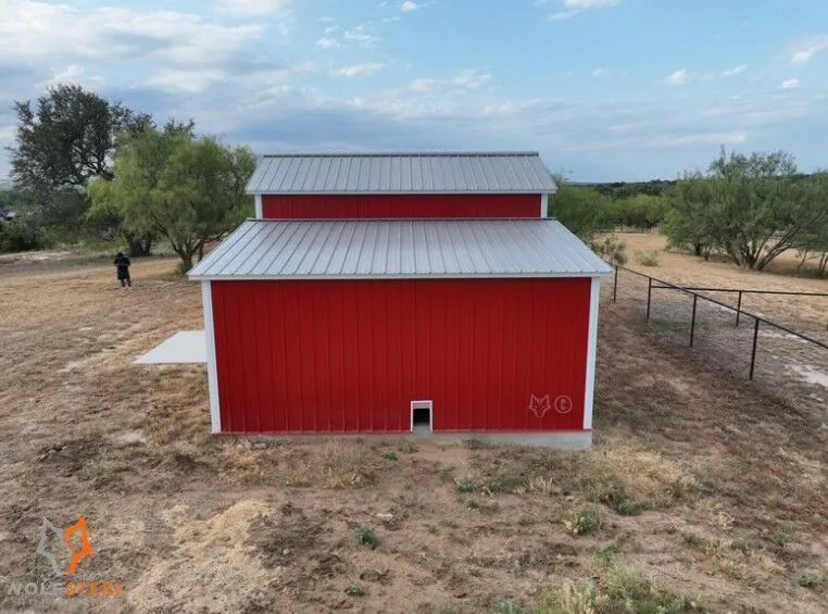 36x20 Texas Steel AG Barn in Weatherford, TX