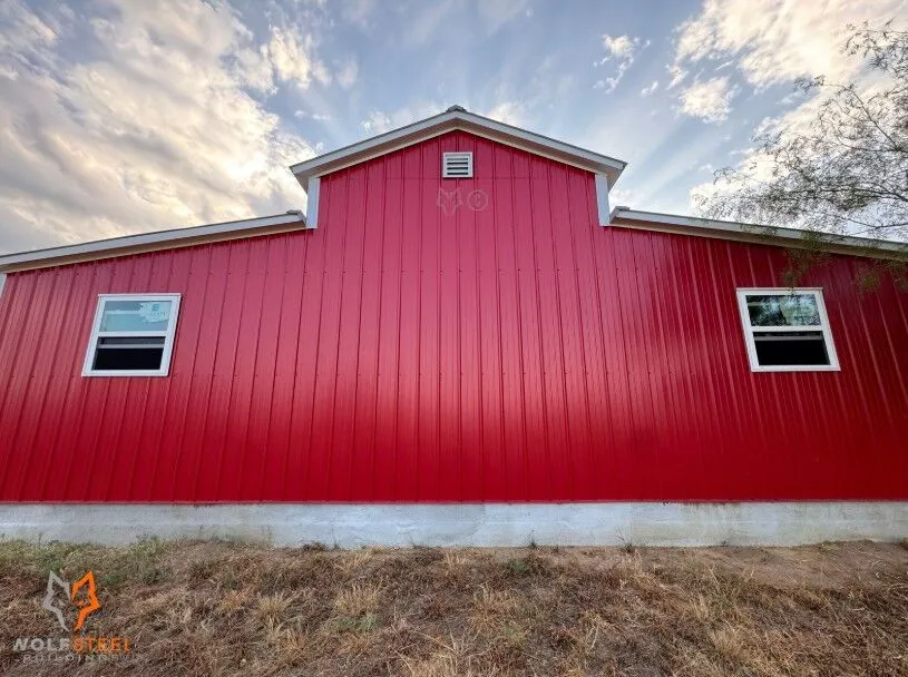36x20 Texas Steel AG Barn in Weatherford, TX