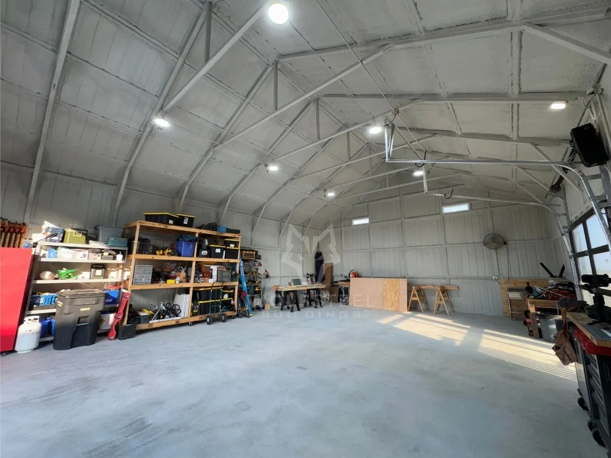 30x40 Metal Workshop, Storage, and Man Cave in Holland, TX