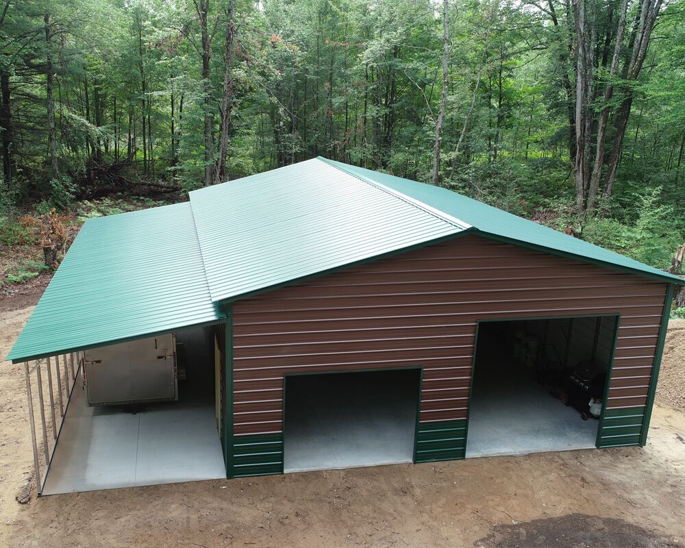 30x40 Steel Barn in Granbury Texas 30x40 Steel Barn in Granbury Texas