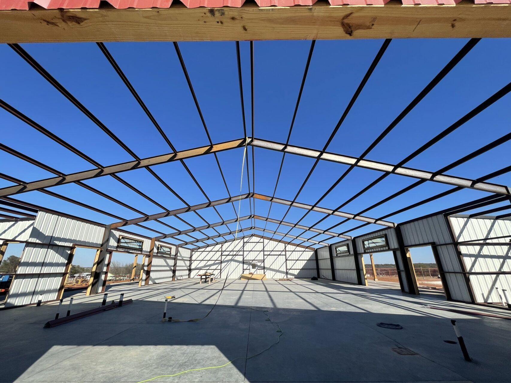 60x100 Red Iron Texas Metal Building (1)s 60x100 Red Iron Texas Metal Building (1)s