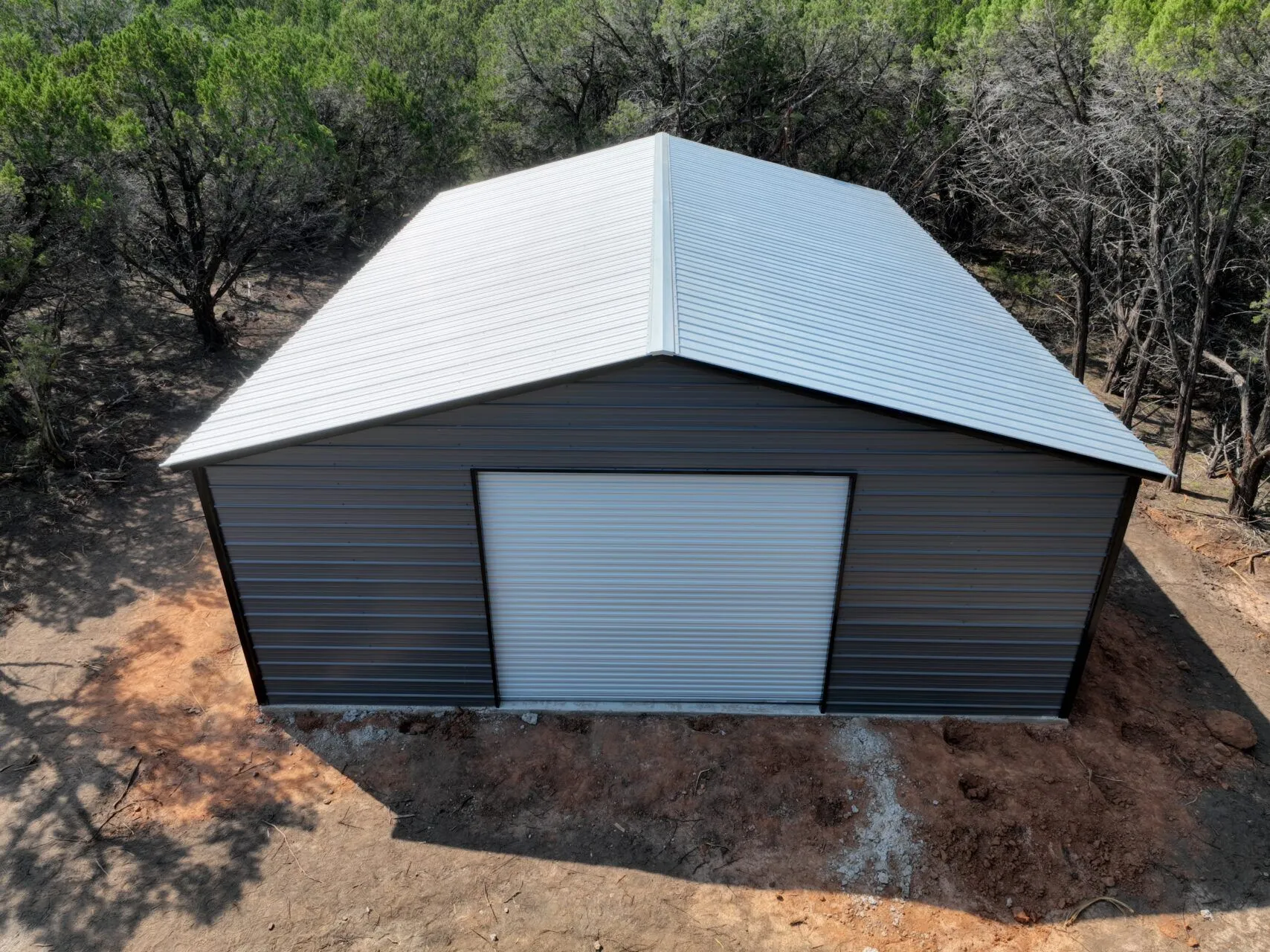 30x40 Metal Garage in Glen Rose, Texas 30x40 Metal Garage in Glen Rose, Texas (1)
