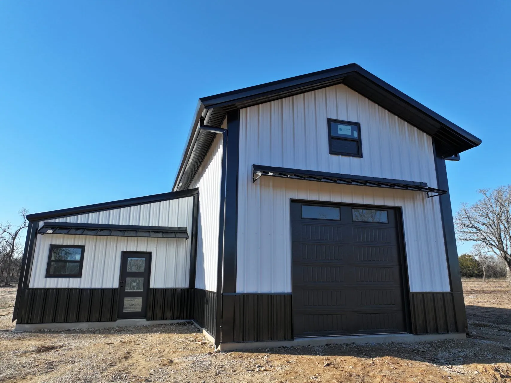 20 x 60 Weld Up Metal Barn in Texas 20 x 60 Weld Up Metal Barn in Texas