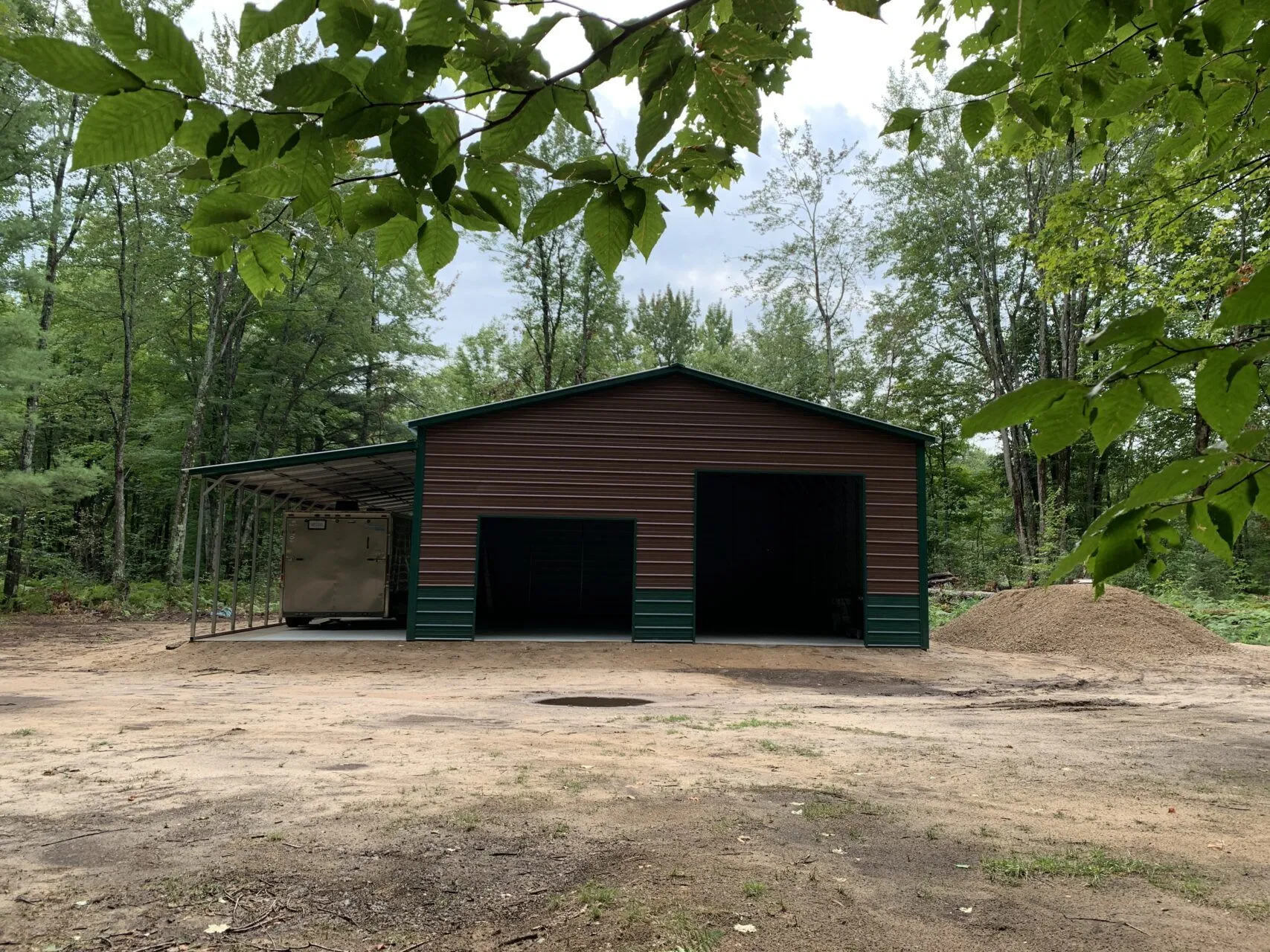 30x40 Metal Building w Lean To (4) 30x40 Metal Building with Lean To