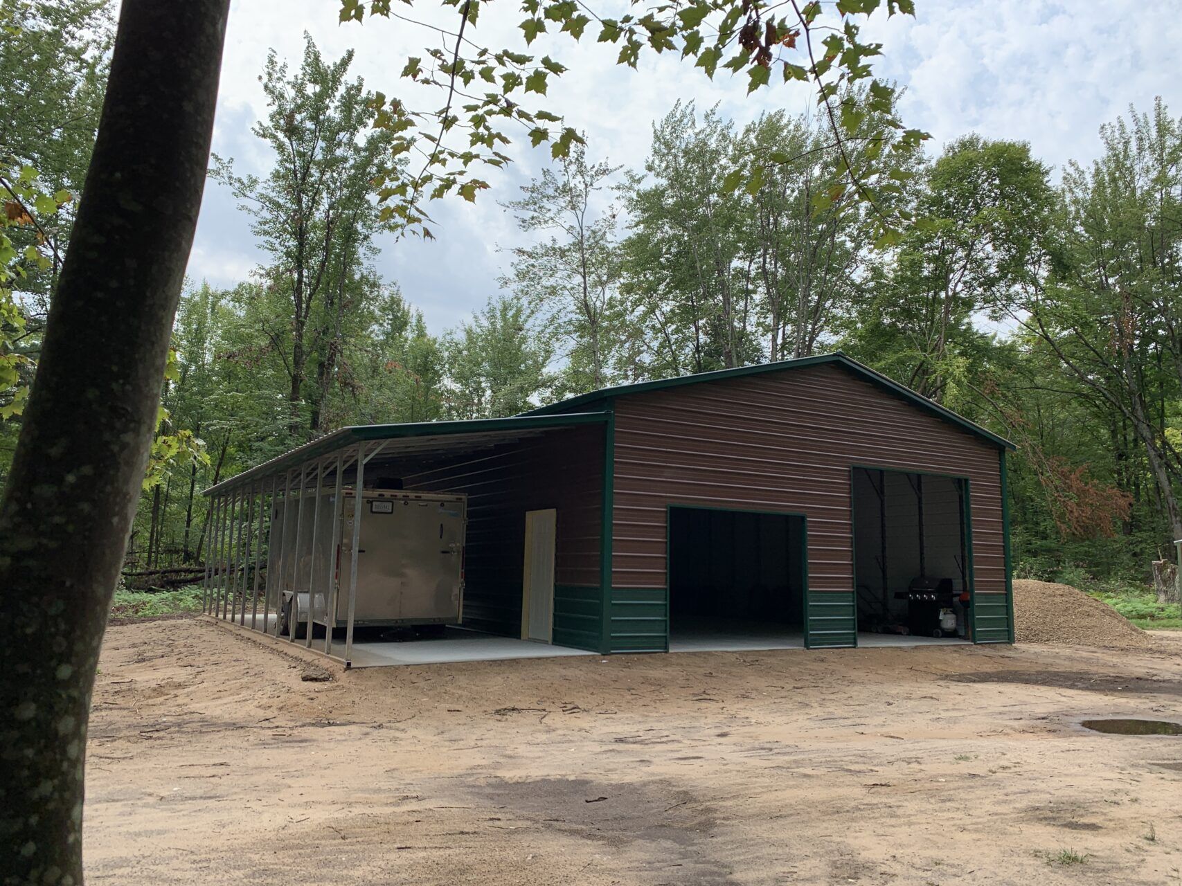 30x40 Metal Building w Lean To (5) 30x40 Metal Building with Lean To