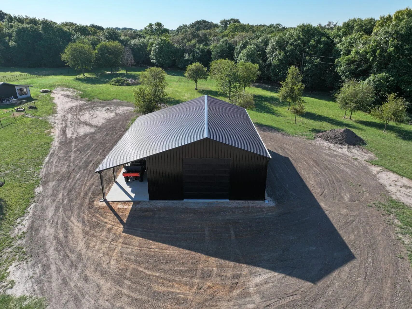 30x50 Metal Building in Granbury, Texas. 30x50 Metal Building in Granbury, Texas.