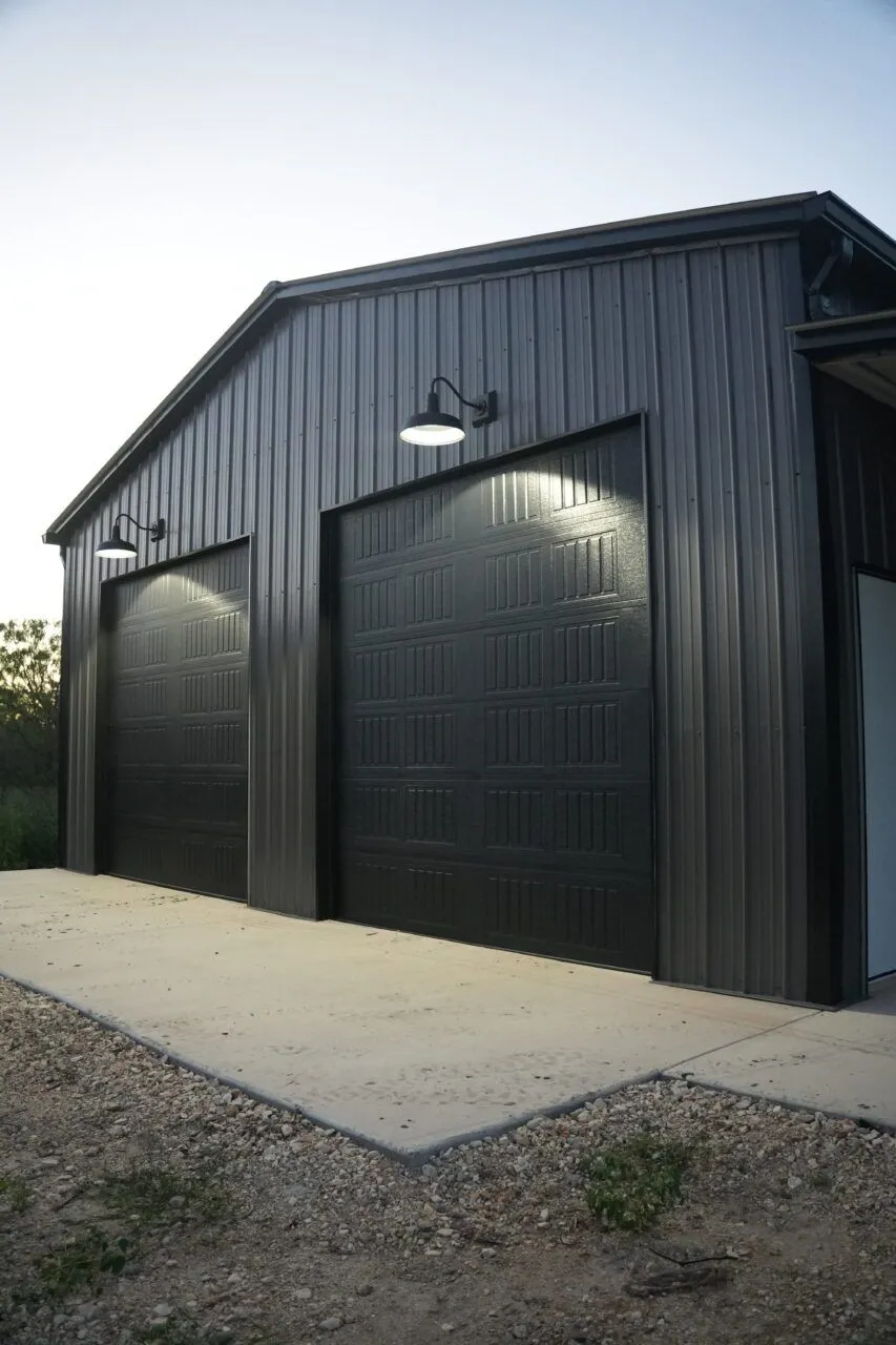 30x40 Steel Building Getaway with Porch in Pawnee, TX 30x40 Steel Building Getaway with Porch in Pawnee, TX