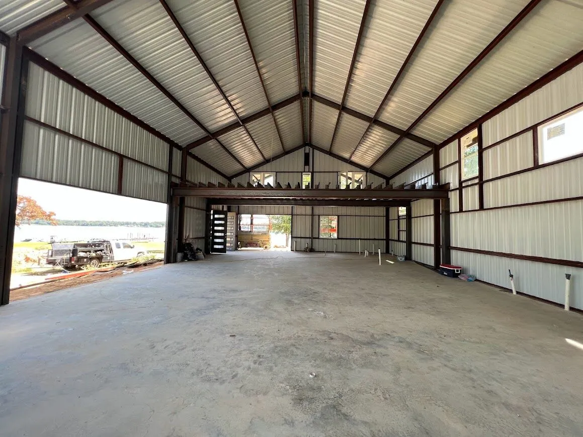 36x55 Black and Grey Red Iron Building 36x55 Black and Grey Red Iron Building