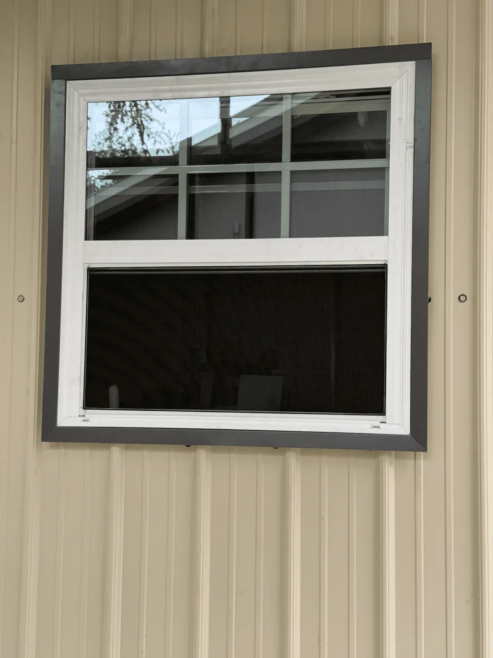 28x35 Tall Metal Garage with Side Lean-to in Georgetown, TX. 28x35 Tall Metal Garage with Side Lean-to in Georgetown, TX.