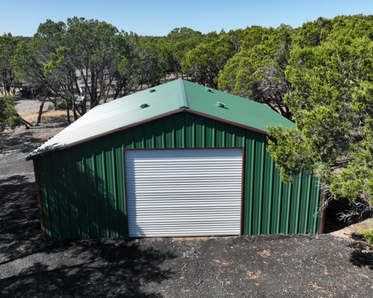 30x30 Metal Storage Garage in Hillsboro, Texas