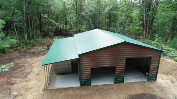 30x40 Metal Building with Lean To