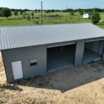 30x50 Steel Garage in Texas (1)