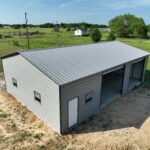 30x50 Steel Garage in Texas (1)