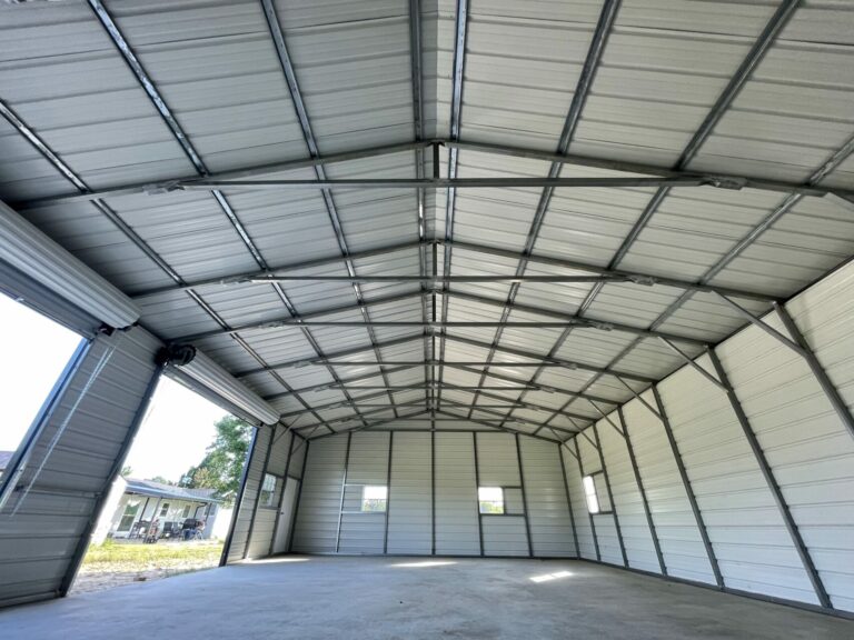 30x50 Steel Garage in Texas (1)