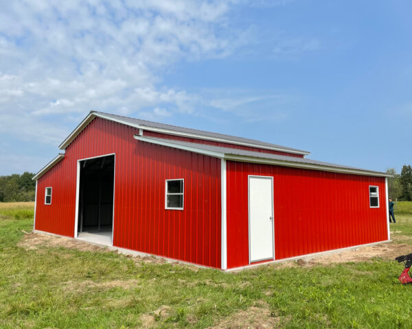 36x40 Metal Barn in Waco Texas