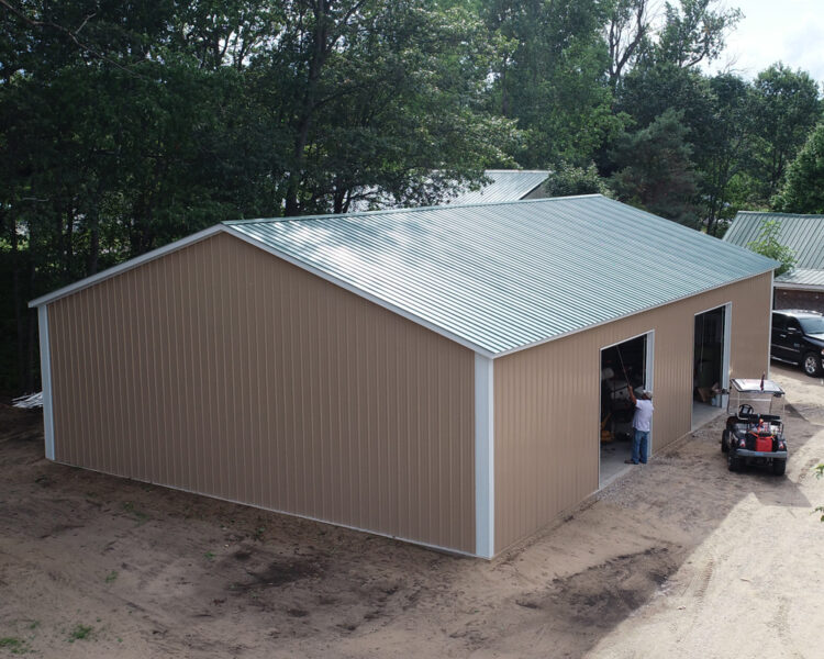 MB1-40x60 Metal Building | WolfSteel Buildings