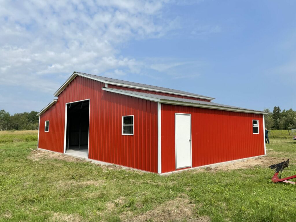 B3-42x30 Metal Barn | WolfSteel Buildings