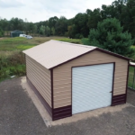RV Metal Building with Lean To in Texas