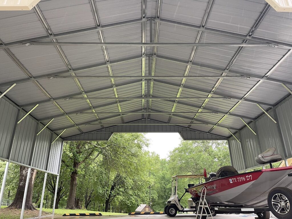 R2 30x30 Rv Metal Cover Wolfsteel Buildings