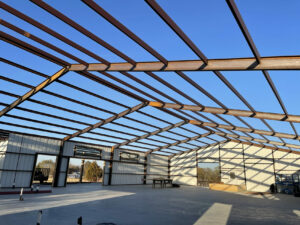 60x100 Red Iron Texas Metal Building (1)s