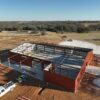 60x100 Red Iron Texas Metal Building (1)