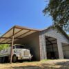 40x40 Red Iron Steel Metal Building in Texas