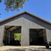 40x40 Red Iron Steel Metal Building in Texas