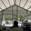 40x40 Red Iron Steel Metal Building in Texas