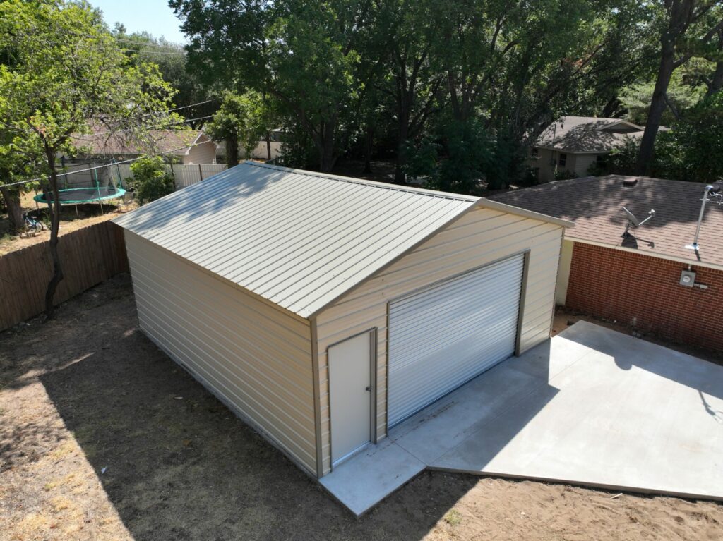 24x25 Metal Building near Fort Worth