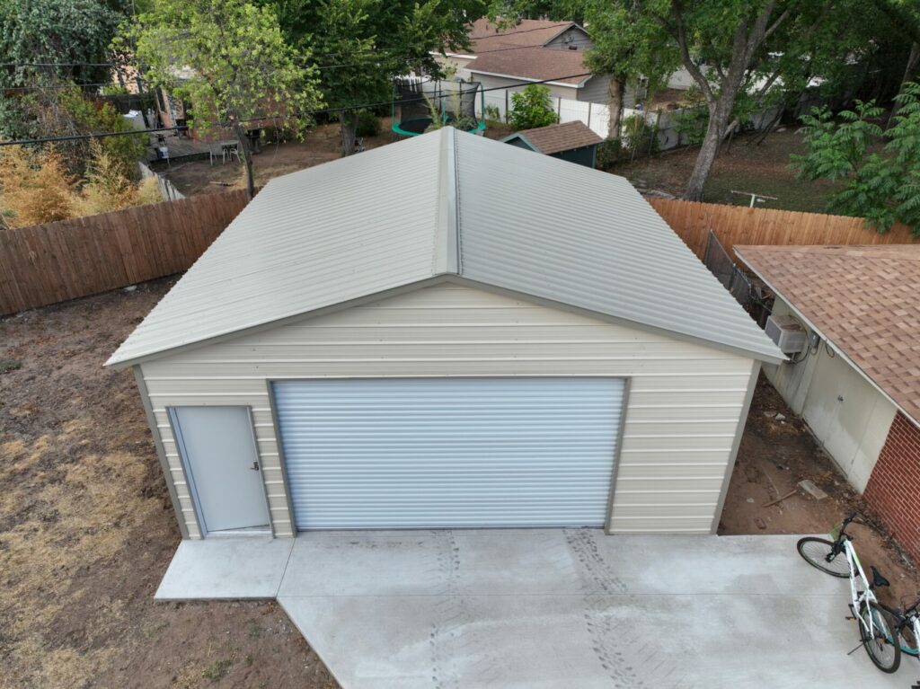 24x25 Metal Building near Fort Worth