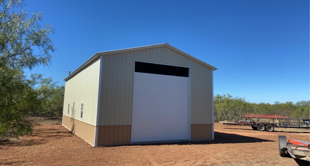 24x45 Metal Building in Texas