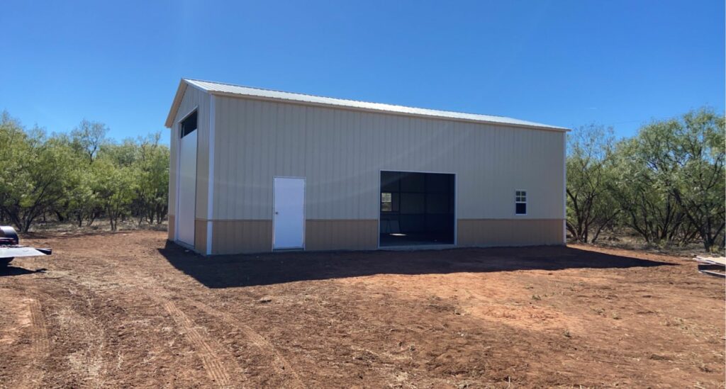 24x45 Metal Building in Texas