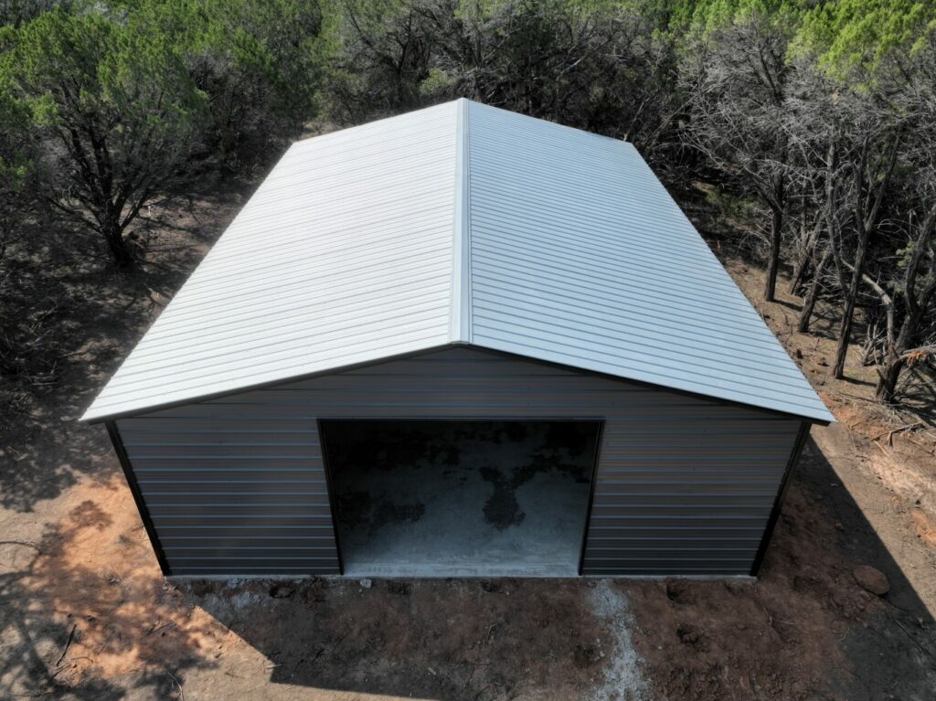 30x40-Metal-Garage-in-Glen-Rose-Texas