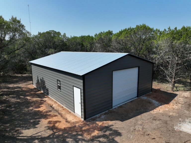 30x40 Metal Garage in Glen Rose, Texas (1)