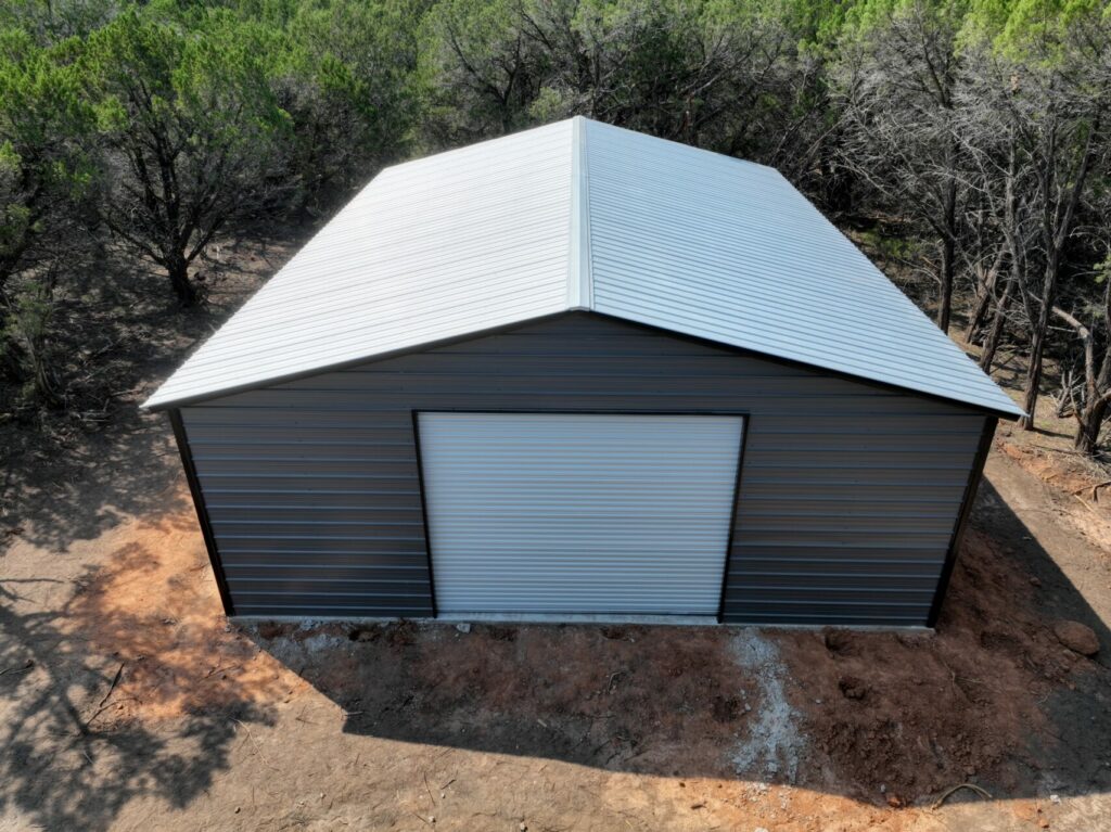 30x40 Metal Garage in Glen Rose, Texas (1)
