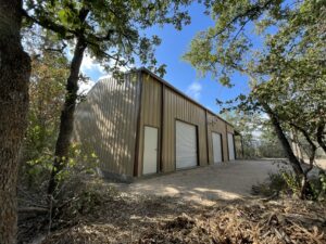 30x60-Weld-up-Metal-Building-in-Kingsbury-Texas