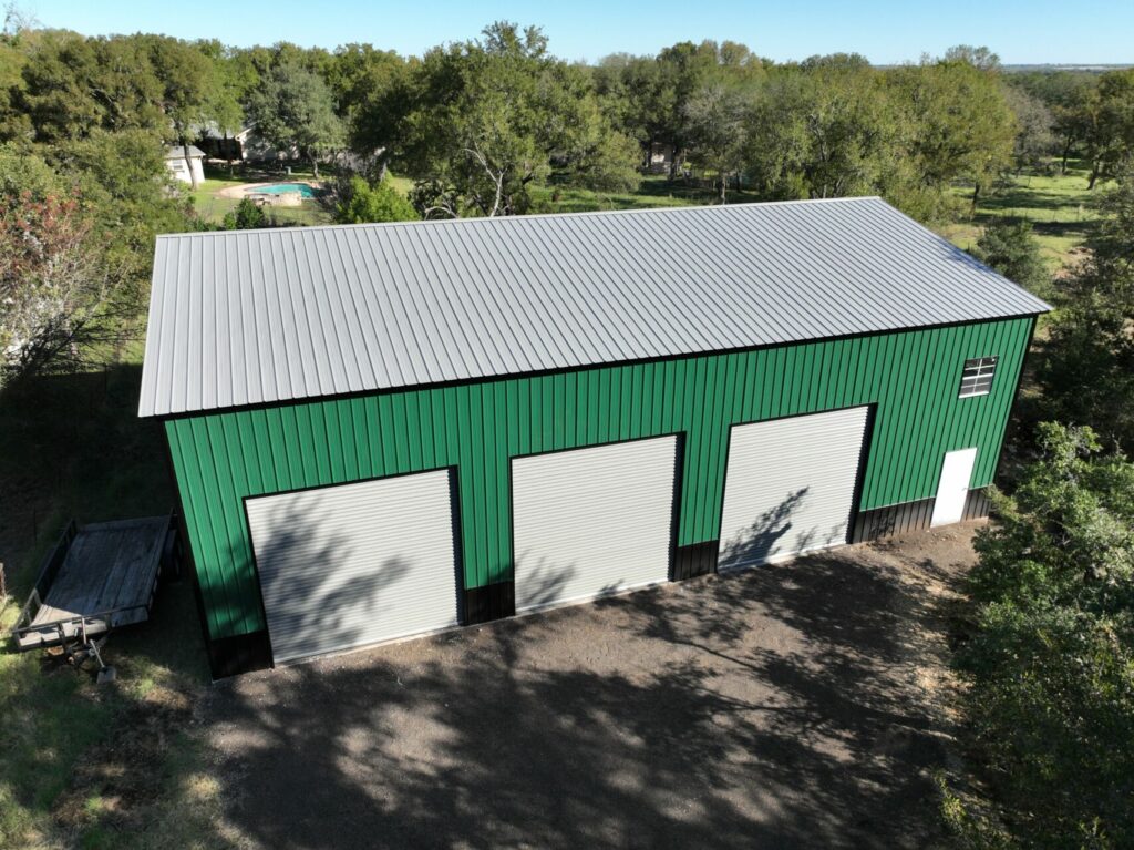 40x60 Metal Building near Austin, Texas