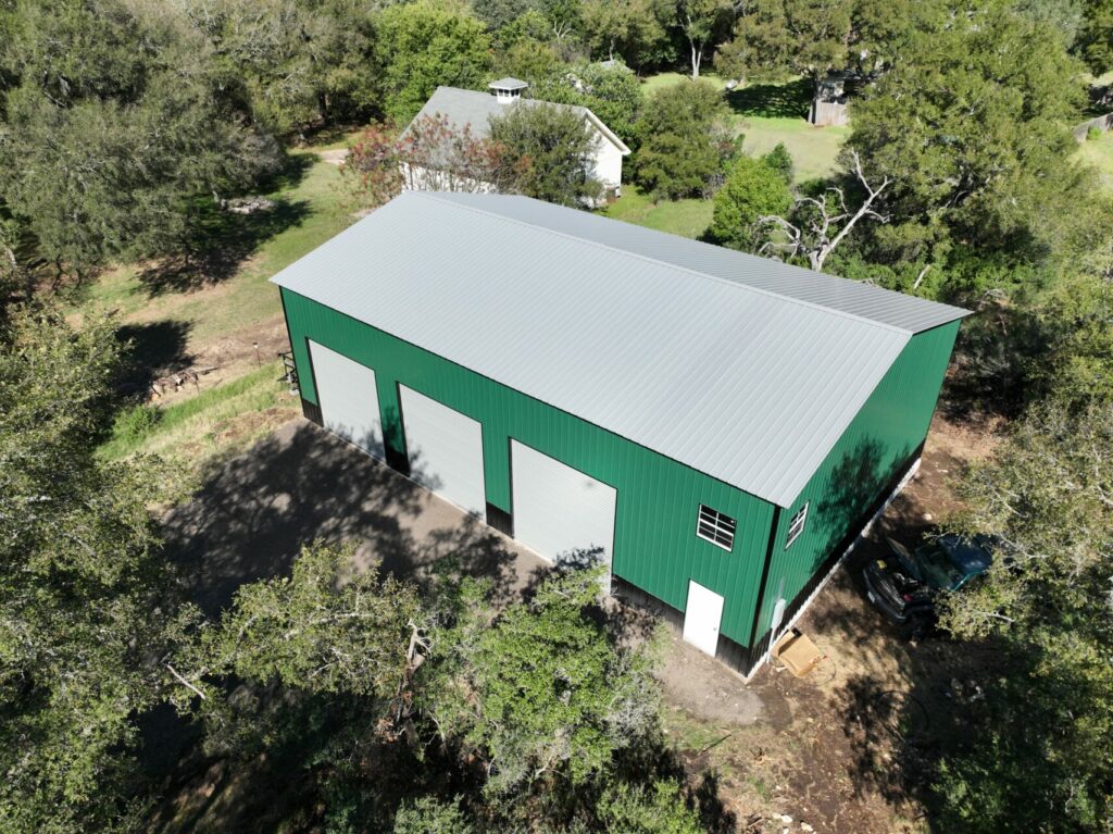 40x60 Metal Building near Austin, Texas